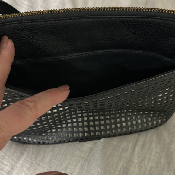 Fossil Black Leather Crossbody - Picture 3 of 5